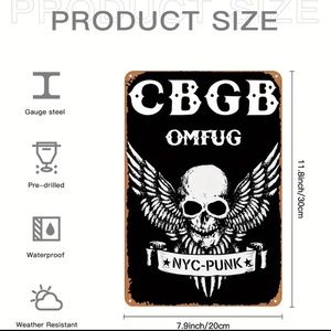 New CBGB punk NYC music venue sign